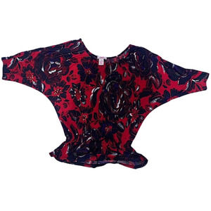 Candie’s Medium Peplum Sequined Blouse